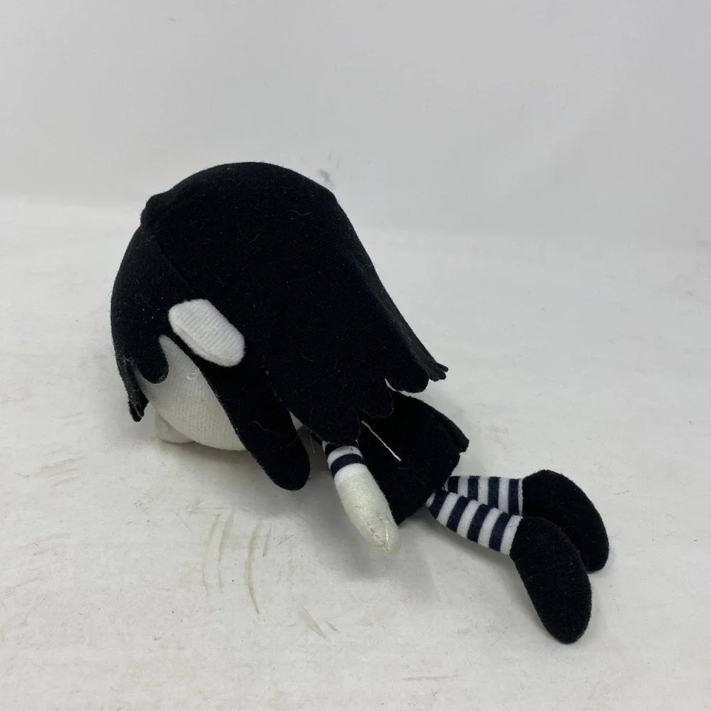 Nickelodeon The‎ Loud House Lucy Loud Goth 8 Inch Plush Doll Black White Striped